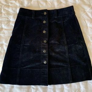 Kate Spade Velvet Mini Skirt
